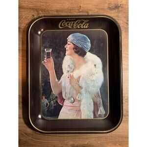 VTG 1973‎ version of 1925 Coca-Cola Serving Tray Metal Advertising
